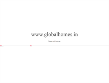 Tablet Screenshot of globalhomes.in